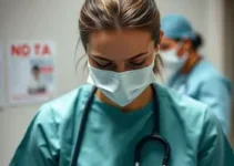 técnica de enfermagem agredida