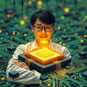 cadeia de semicondutores