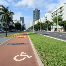 ciclofaixa acessibilidade cachoeirinha