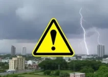 alerta amarelo de tempestade