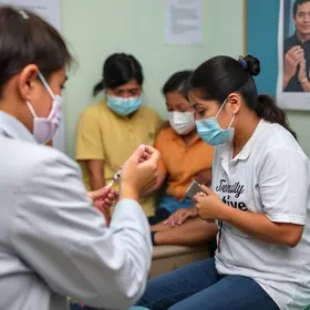 Cachoeirinha imunizou contra a gripe 26,3% das pessoas do grupo prioritário