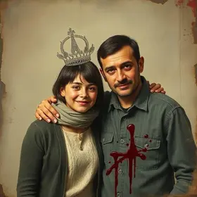 sangue na casa da filha