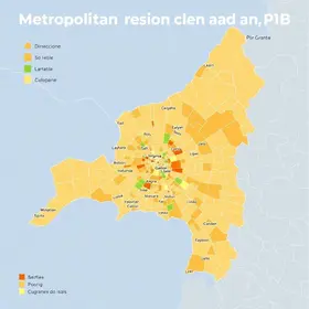 Macrorregião Metropolitana PIB per capita RS