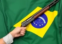 espingarda apreendida em nome de Bolsonaro
