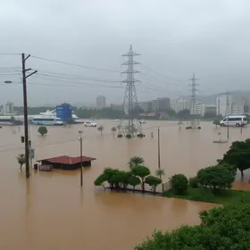 Temporal em Porto Alegre