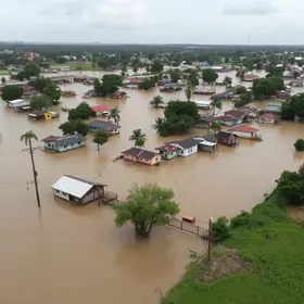 riscos de inundação no Rio Grande do Sul